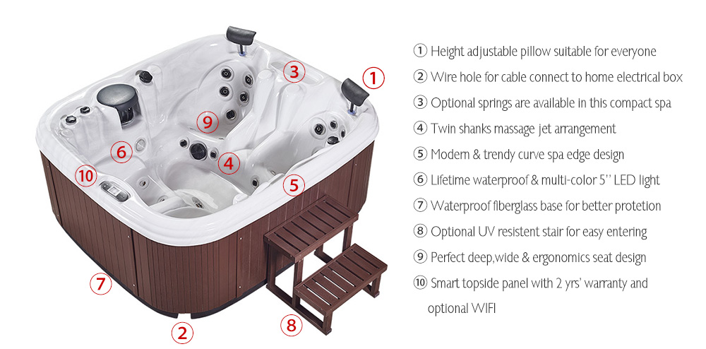 Find a great collection of Hot Tubs & Spas at JOYSPA. Enjoy low warehouse prices on Hot Tubs & Spas products.